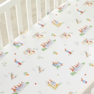 Peter Rabbit Garden Organic Crib Fitted Sheet Pottery Barn Kids